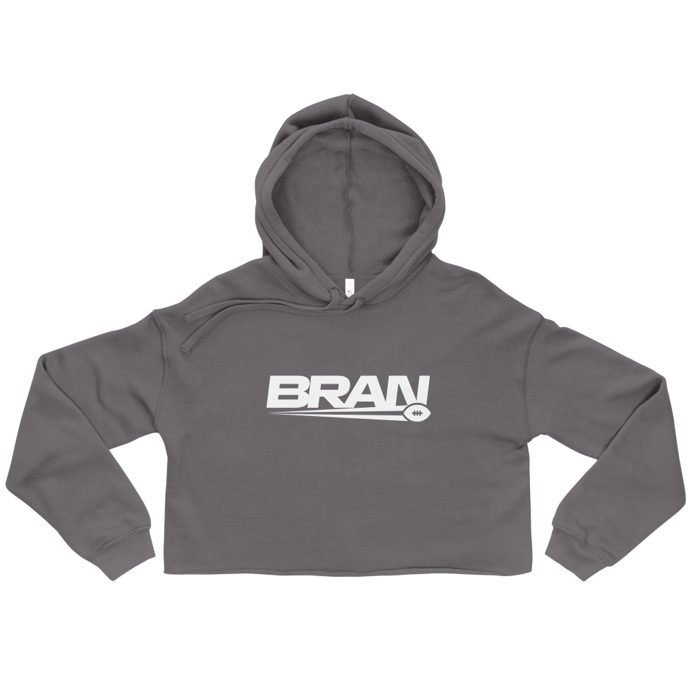 Brandon Carney "Logo" Cropped Hoodie