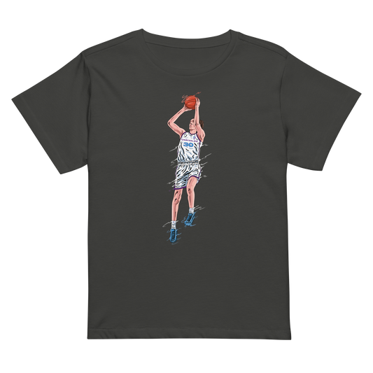 Unrivaled "Stewie" Illustration High-Waisted Women's T-shirt