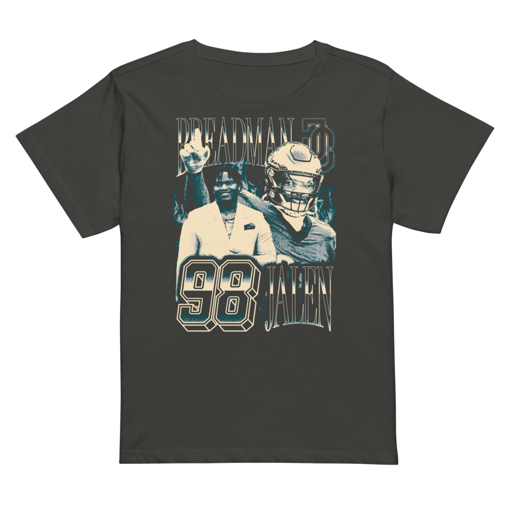 Jalen Carter Vintage Women's High-Waisted T-shirt Vintage Black
