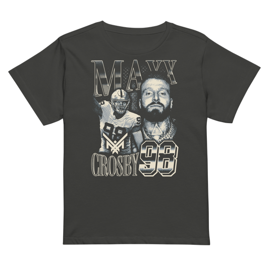 Maxx Crosby Vintage Women's High-Waisted T-shirt Black