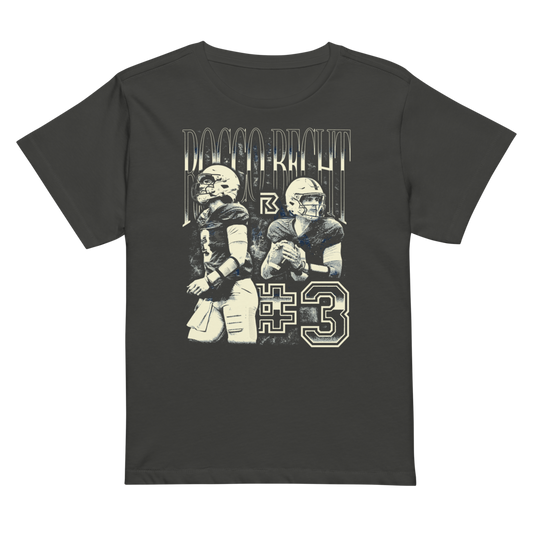 DJ Moore Vintage Women's High-Waisted T-shirt Black