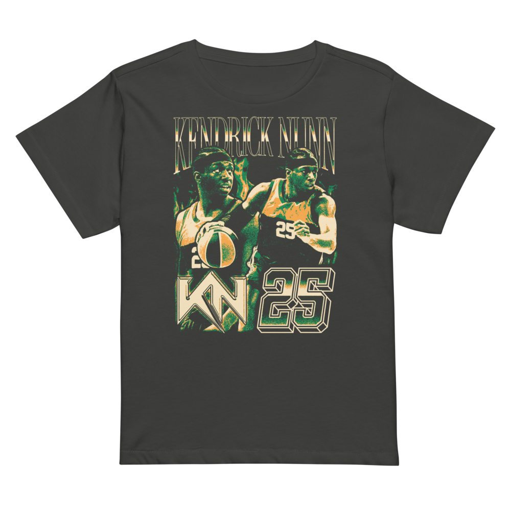 Kendrick Nunn Vintage Women's High-Waisted T-shirt Black