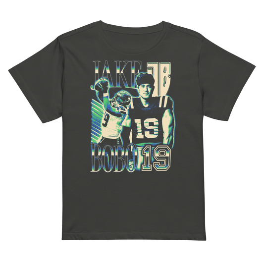 Jake Bobo Vintage Women's High-Waisted T-shirt Black
