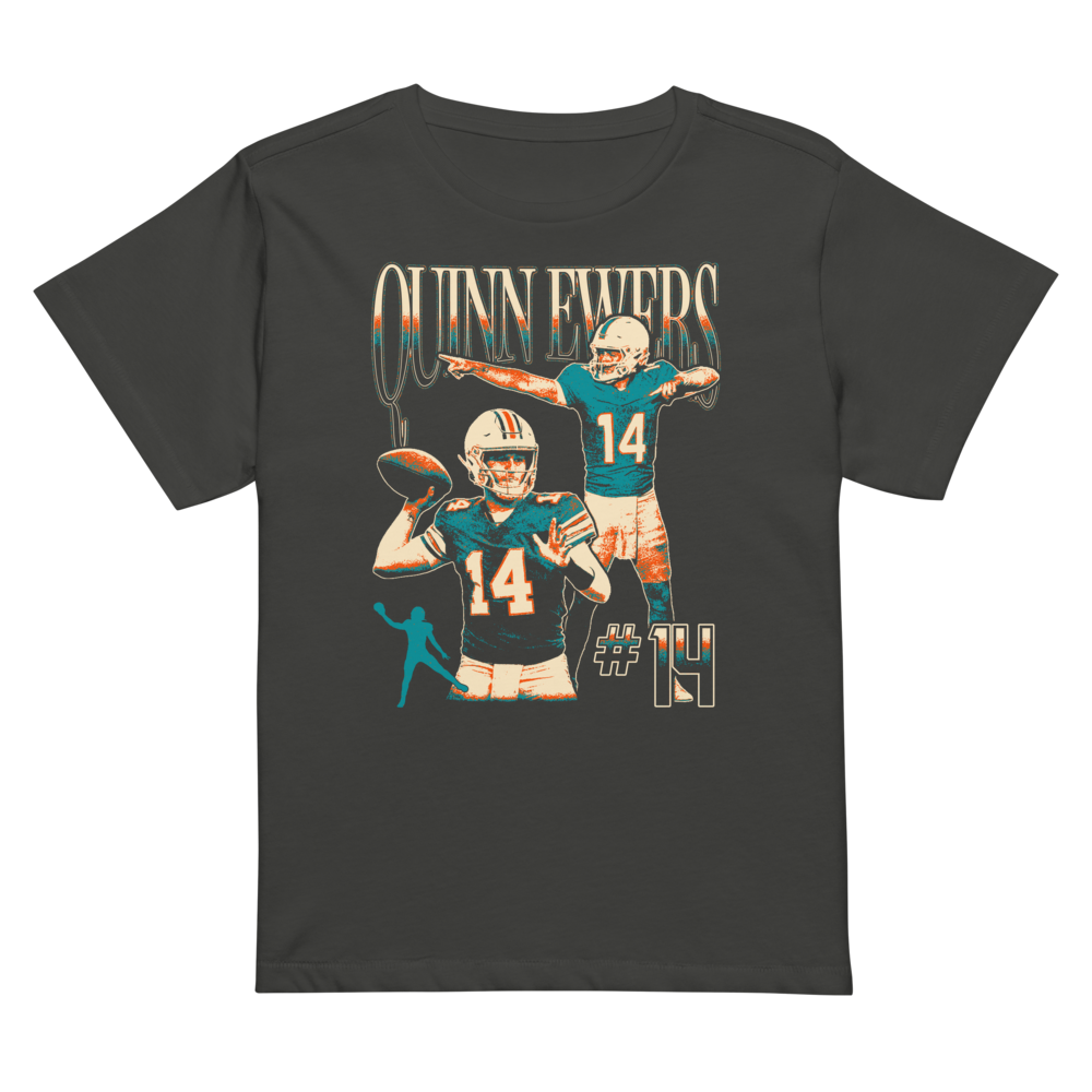 Quinn Ewers Vintage Women's High-Waisted T-shirt Black
