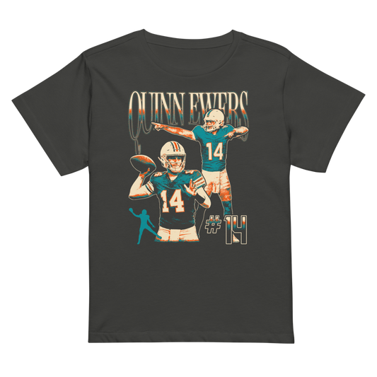 Quinn Ewers Vintage Women's High-Waisted T-shirt Black