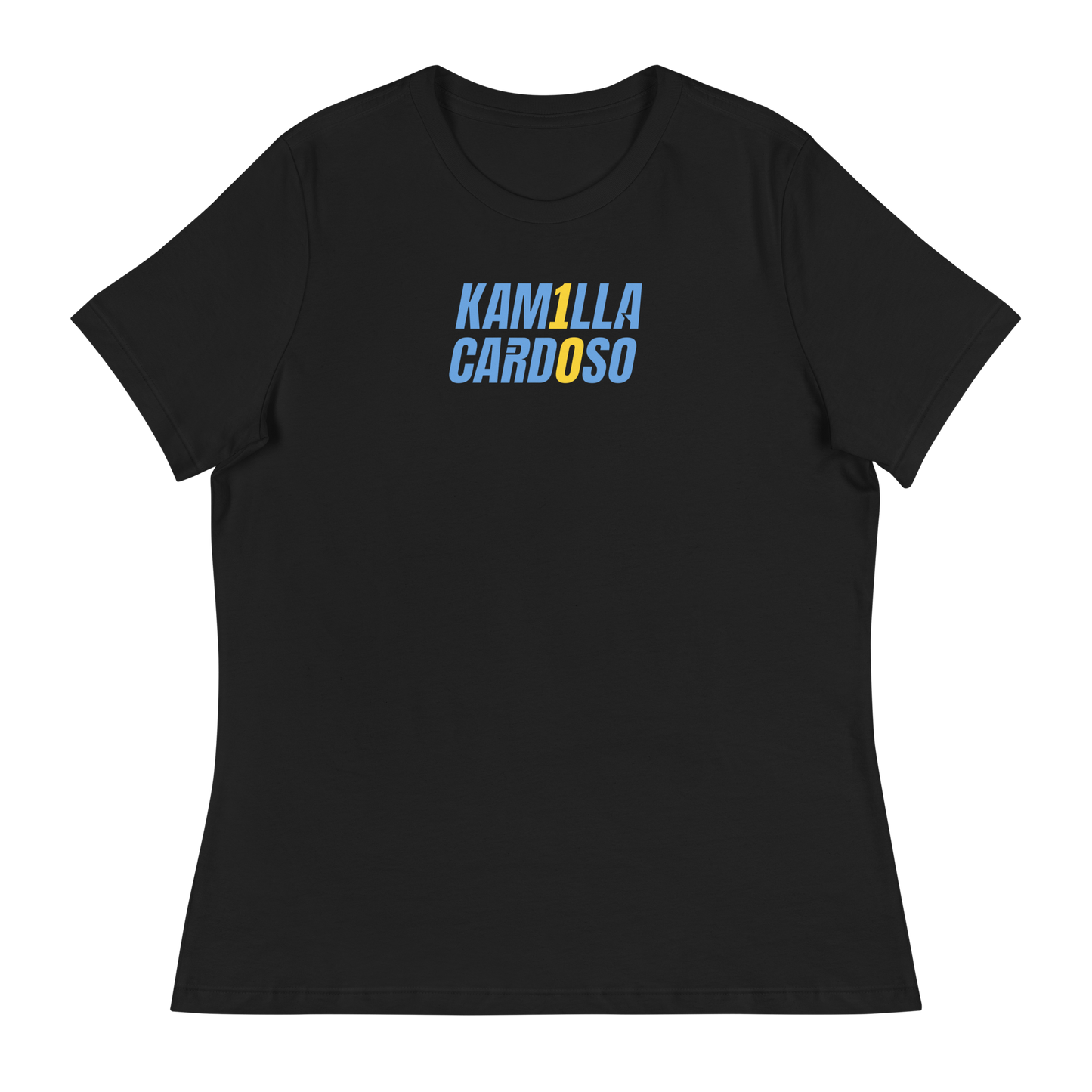 Kamilla Cardoso Women's "Logo Lockup" Women's T-Shirt