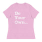 Jalen Milroe "Be Your Own" Women's T-Shirt