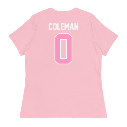 Keon Coleman "Breast Cancer Awareness Jersey" Women's T-Shirt