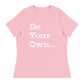 Jalen Milroe "Be Your Own" Women's T-Shirt