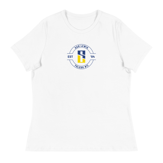 Sam Lewis "Logo Badge" Women's T-Shirt
