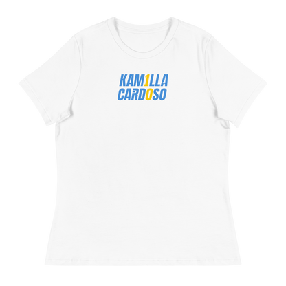 Kamilla Cardoso Women's "Logo Lockup" Women's T-Shirt