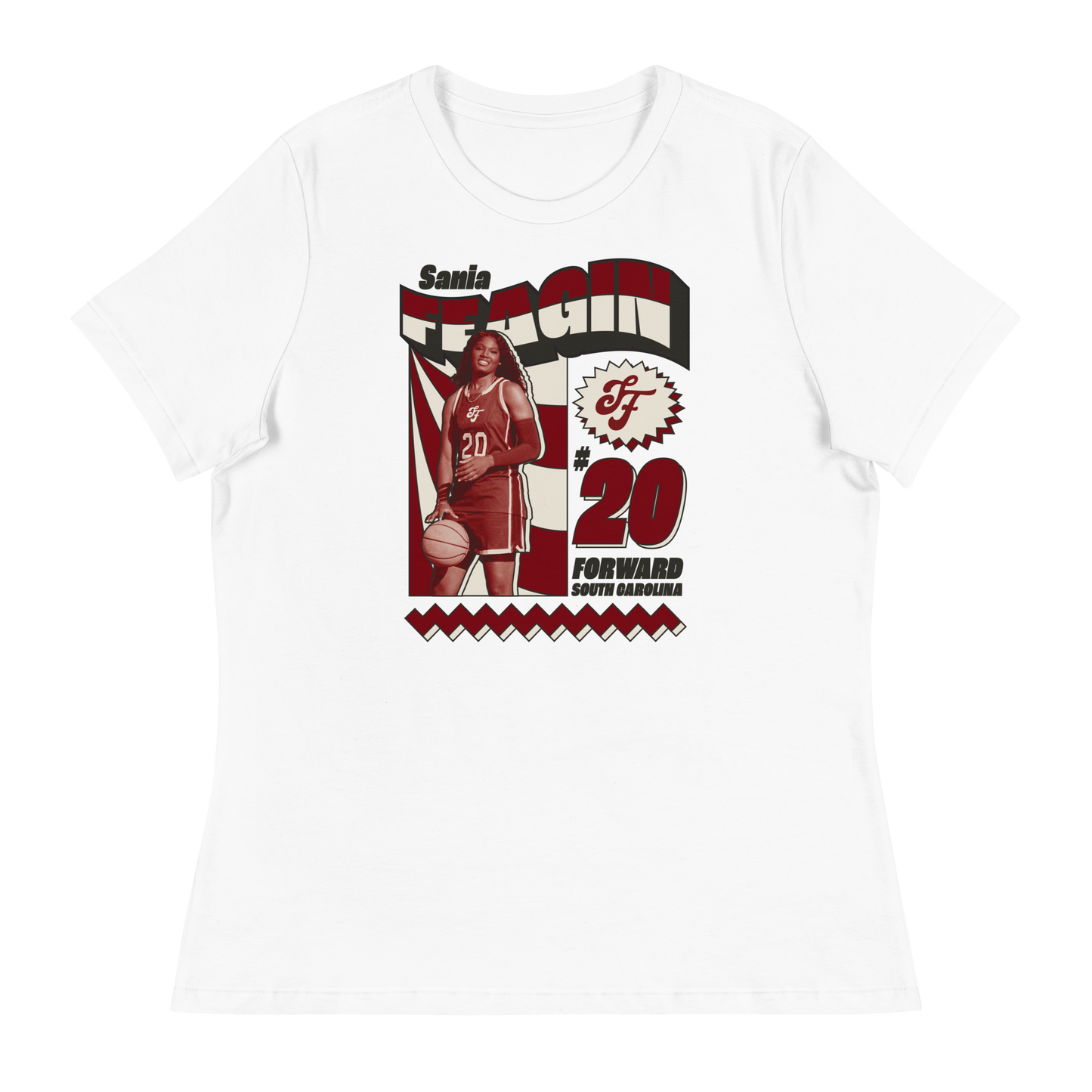 Sania Feagin "Retro" Women's T-Shirt