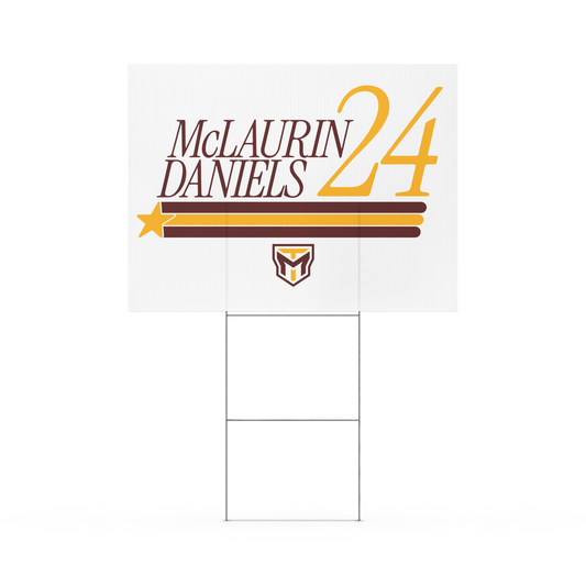 Terry McLaurin "McLaurin Daniels 24" Yard sign