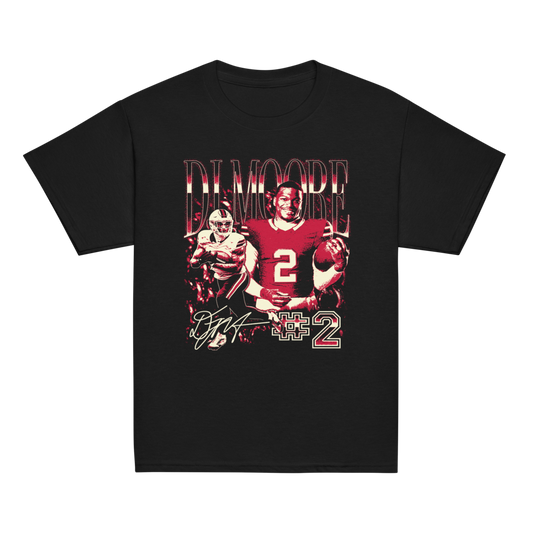 DJ Moore Vintage Vintage Youth T-shirt Black by Athlete Market