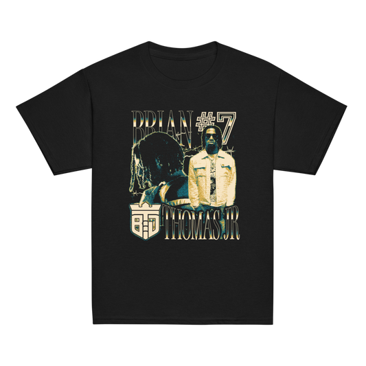 Brian Thomas Jr. Vintage Vintage Youth T-shirt Black by Athlete Market
