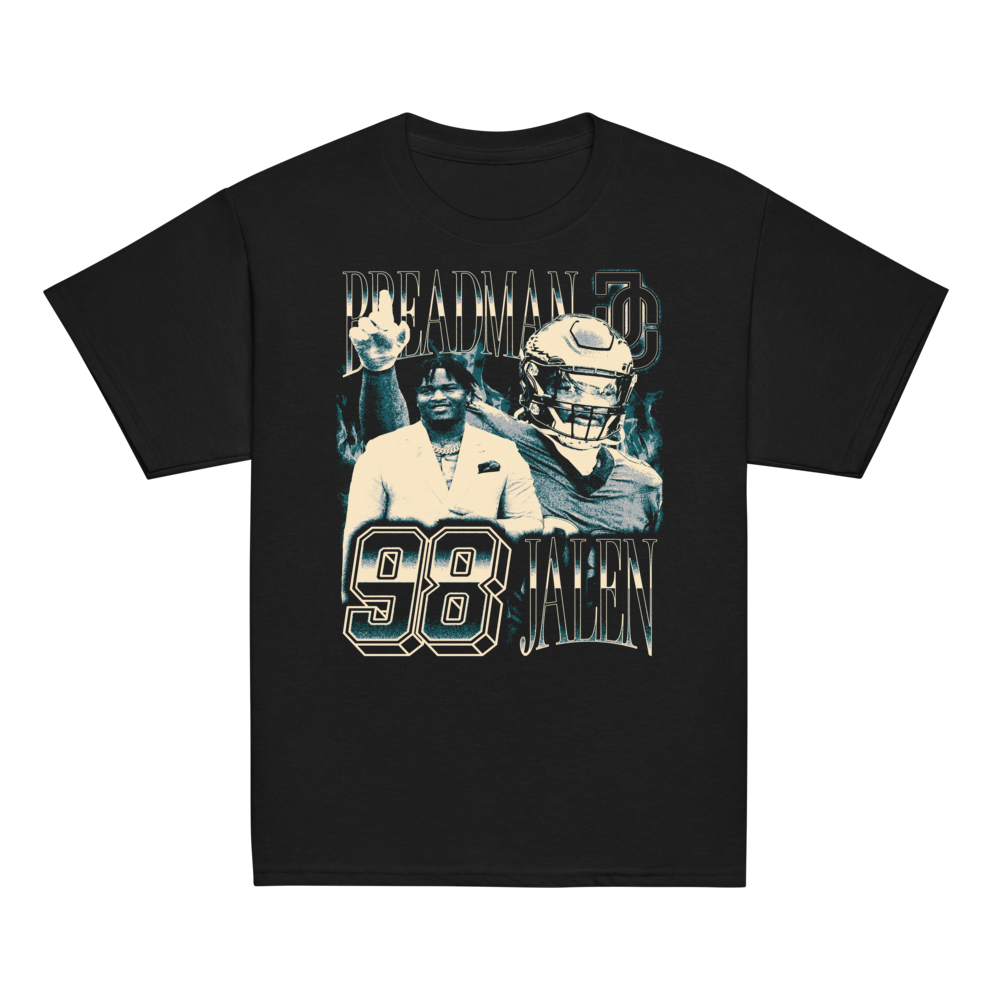 Jalen Carter Vintage Youth T-shirt Black