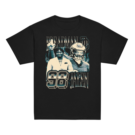 Jalen Carter Vintage Youth T-shirt Black