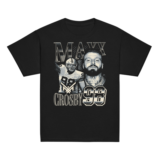 Maxx Crosby Vintage Youth T-shirt Black
