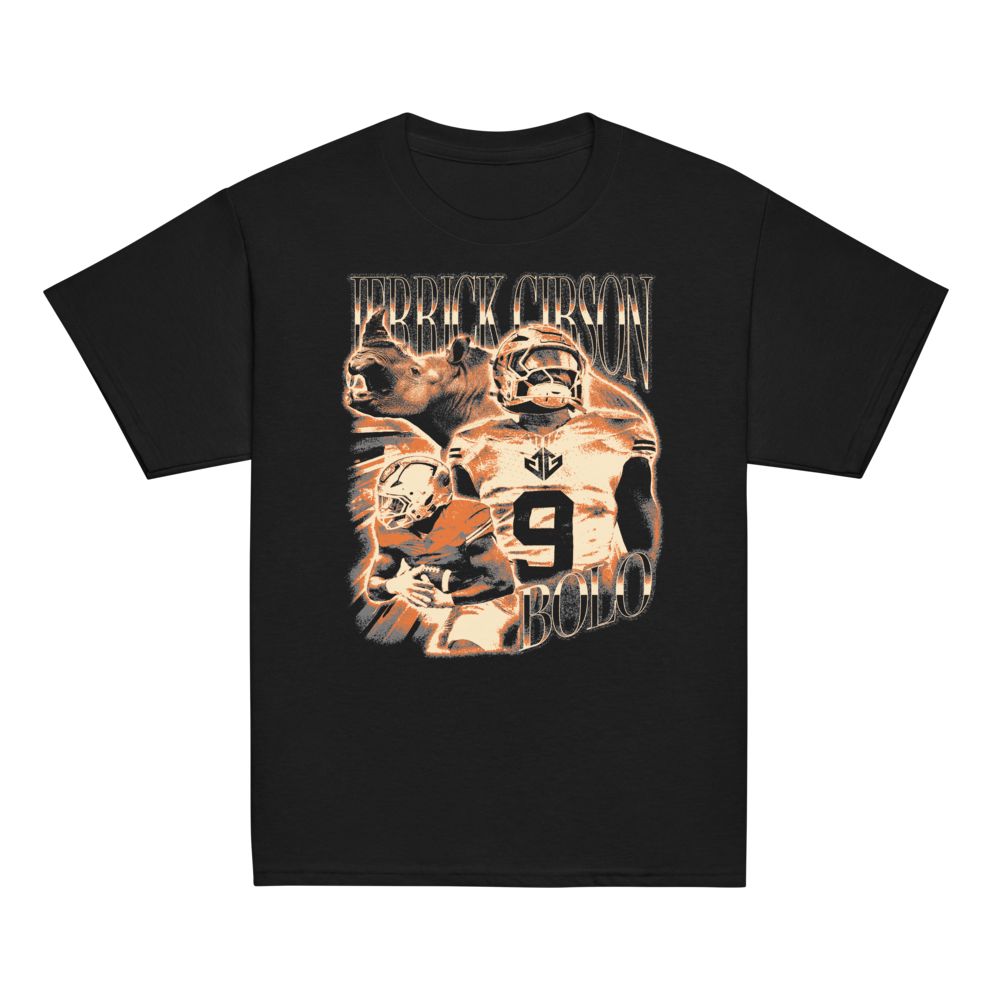 Jerrick Gibson Vintage Youth T-shirt Black