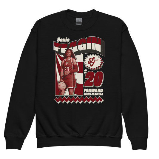 Sania Feagin "Retro" Youth Crewneck