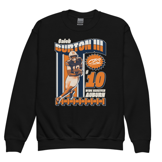 Caleb Burton III "Retro" Youth Crewneck