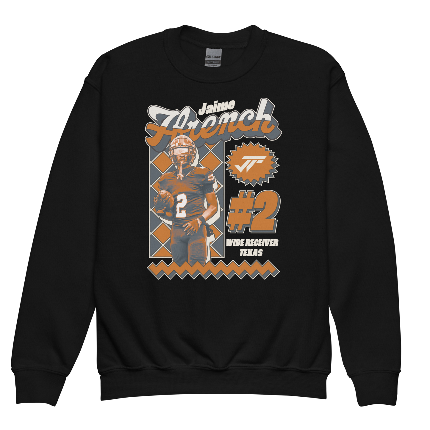 Jaime Ffrench Texas "Retro" Youth Crewneck