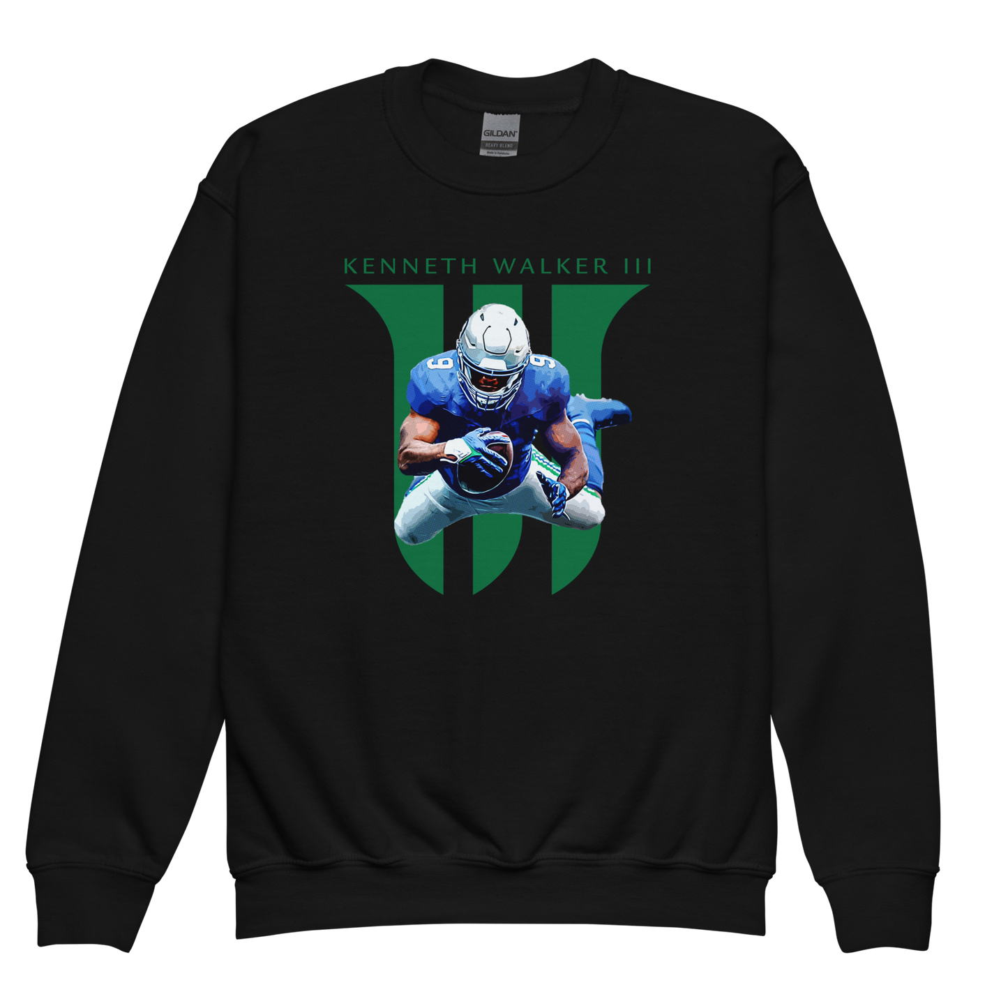 Kenneth Walker III "Jump" Youth Crewneck