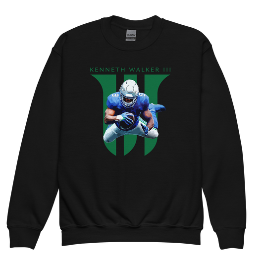 Kenneth Walker III "Jump" Youth Crewneck