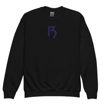 Riley Leonard "Logo" Embroidered Youth Sweatshirt
