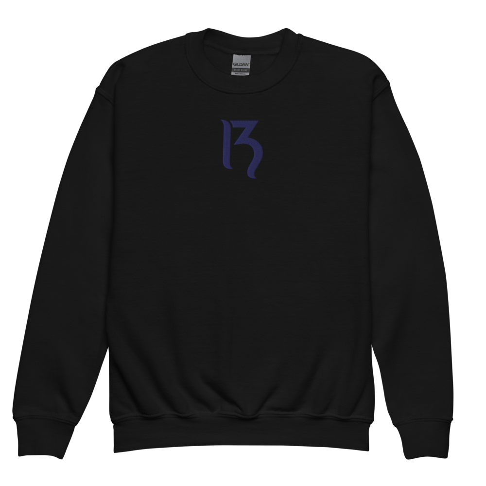 Riley Leonard "Logo" Embroidered Youth Sweatshirt