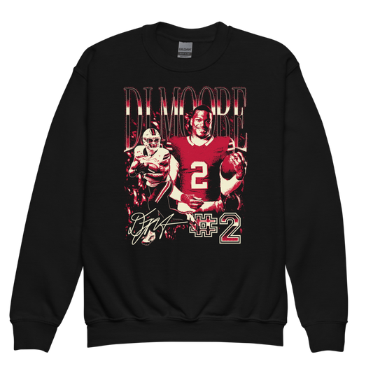 DJ Moore Vintage Vintage Youth Crewneck Black by Athlete Market
