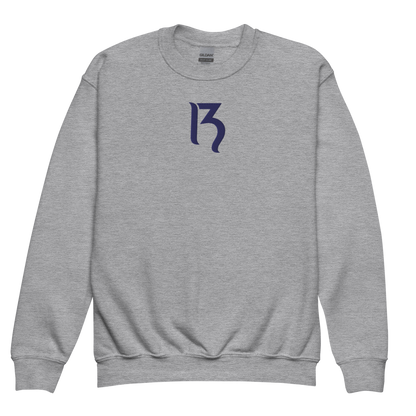Riley Leonard "Logo" Embroidered Youth Sweatshirt