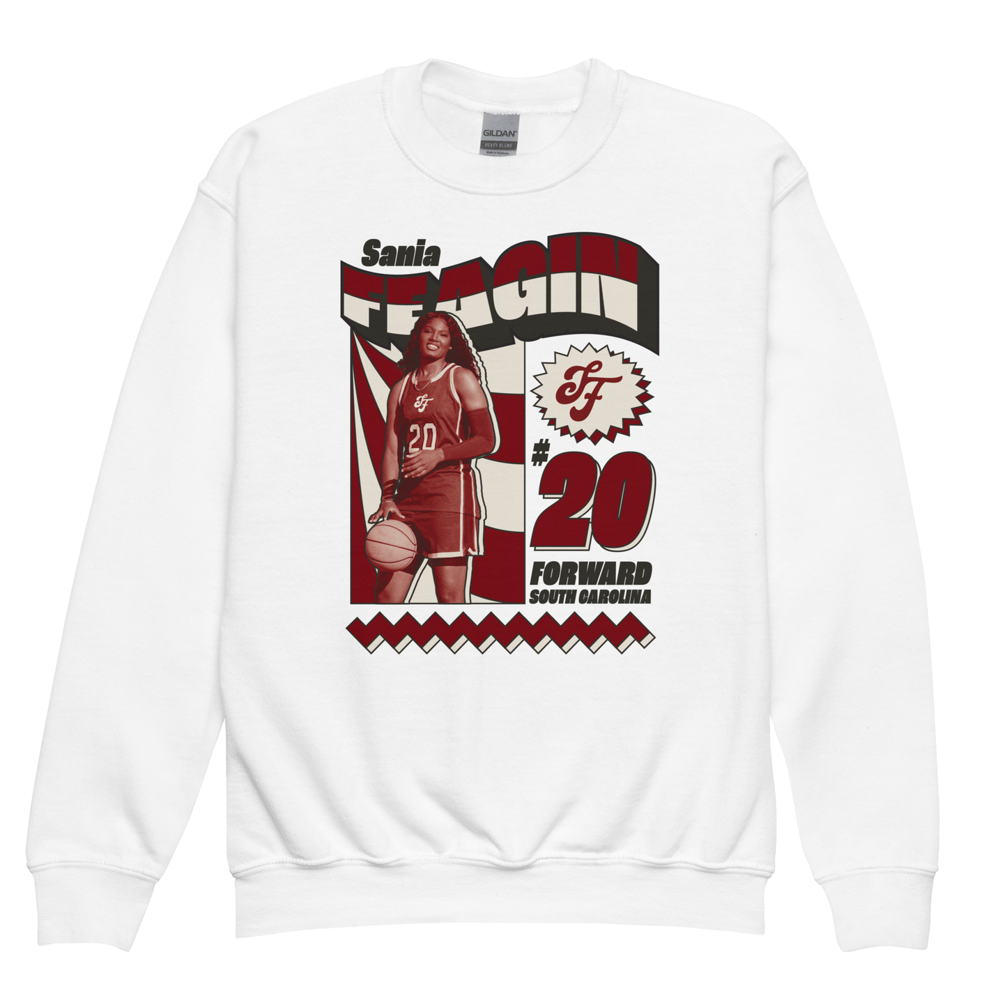 Sania Feagin "Retro" Youth Crewneck