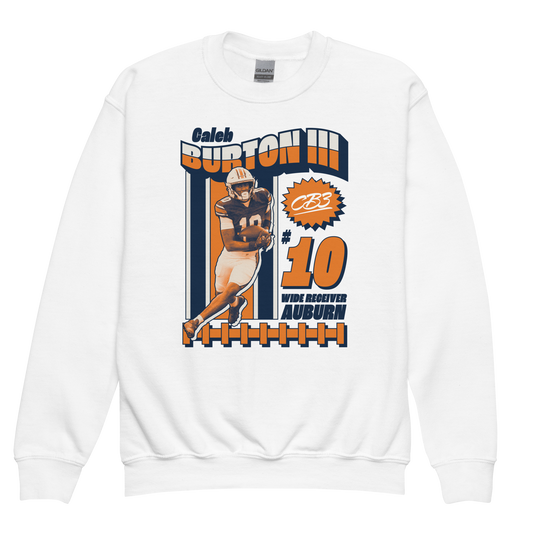 Caleb Burton III "Retro" Youth Crewneck