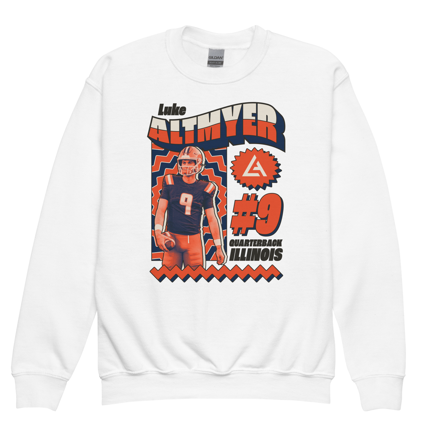 Luke Altmyer "Retro" Youth Crewneck