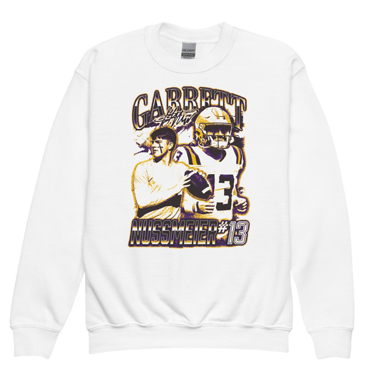 Garrett Nussmeier "Collage" Youth Crewneck