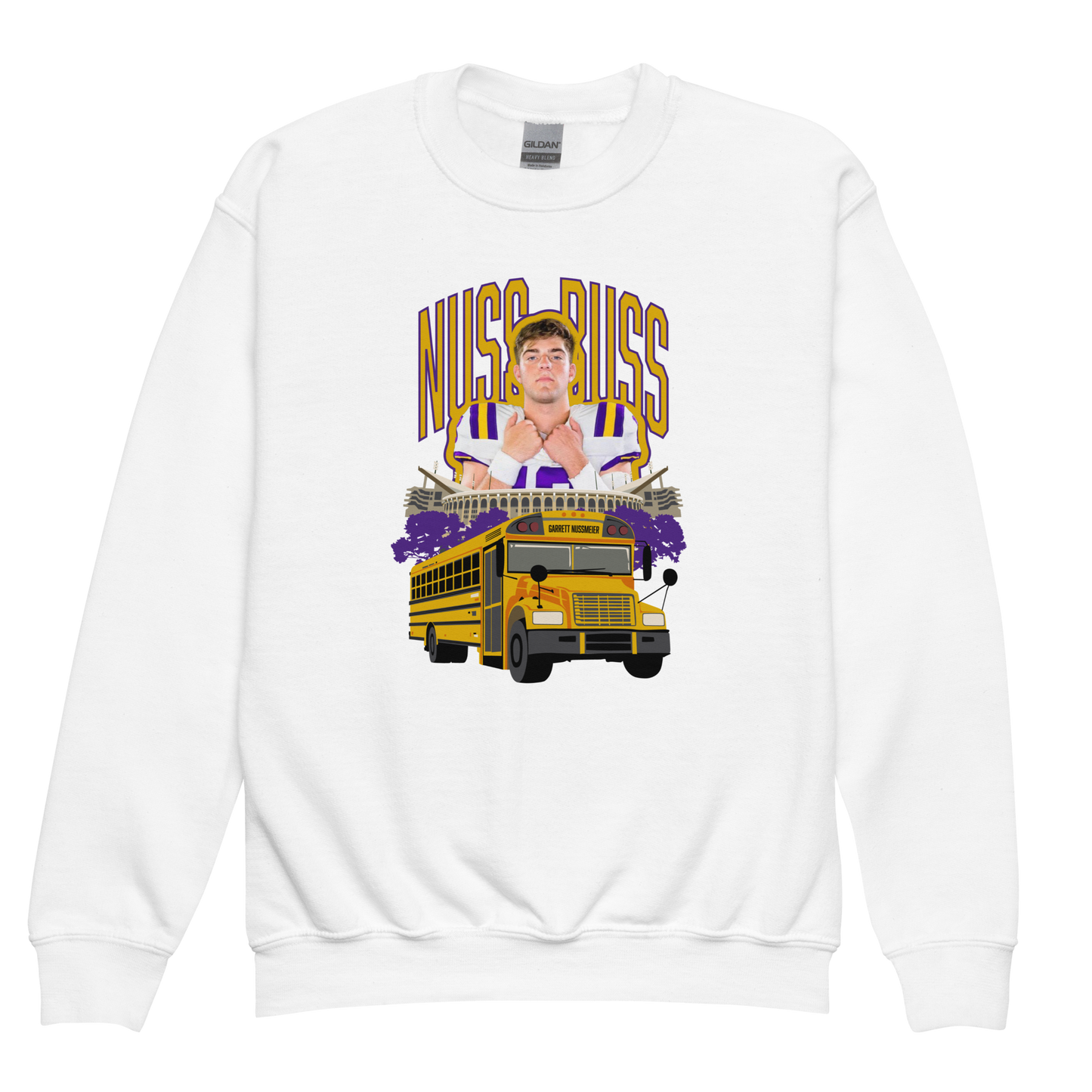 Garrett Nussmeier "Nuss Buss" Youth Crewneck