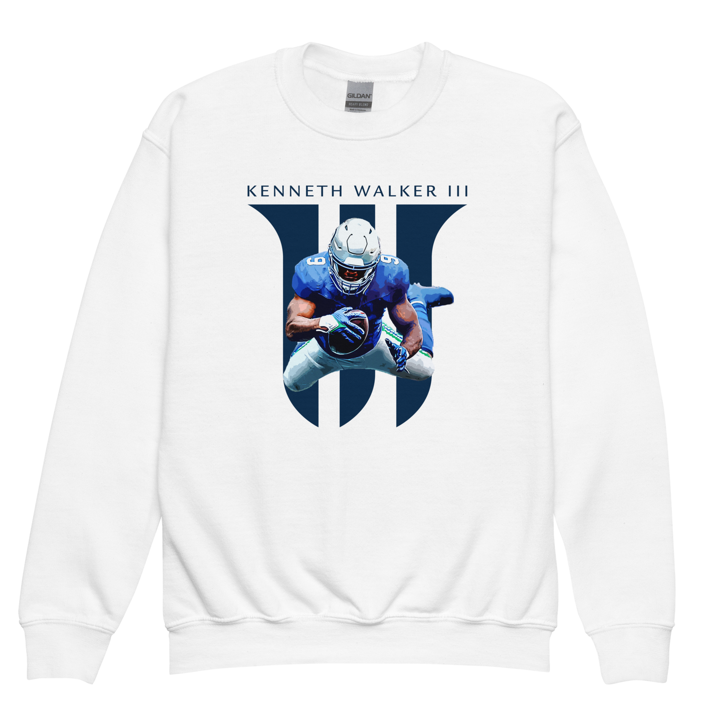 Kenneth Walker III "Jump" Youth Crewneck