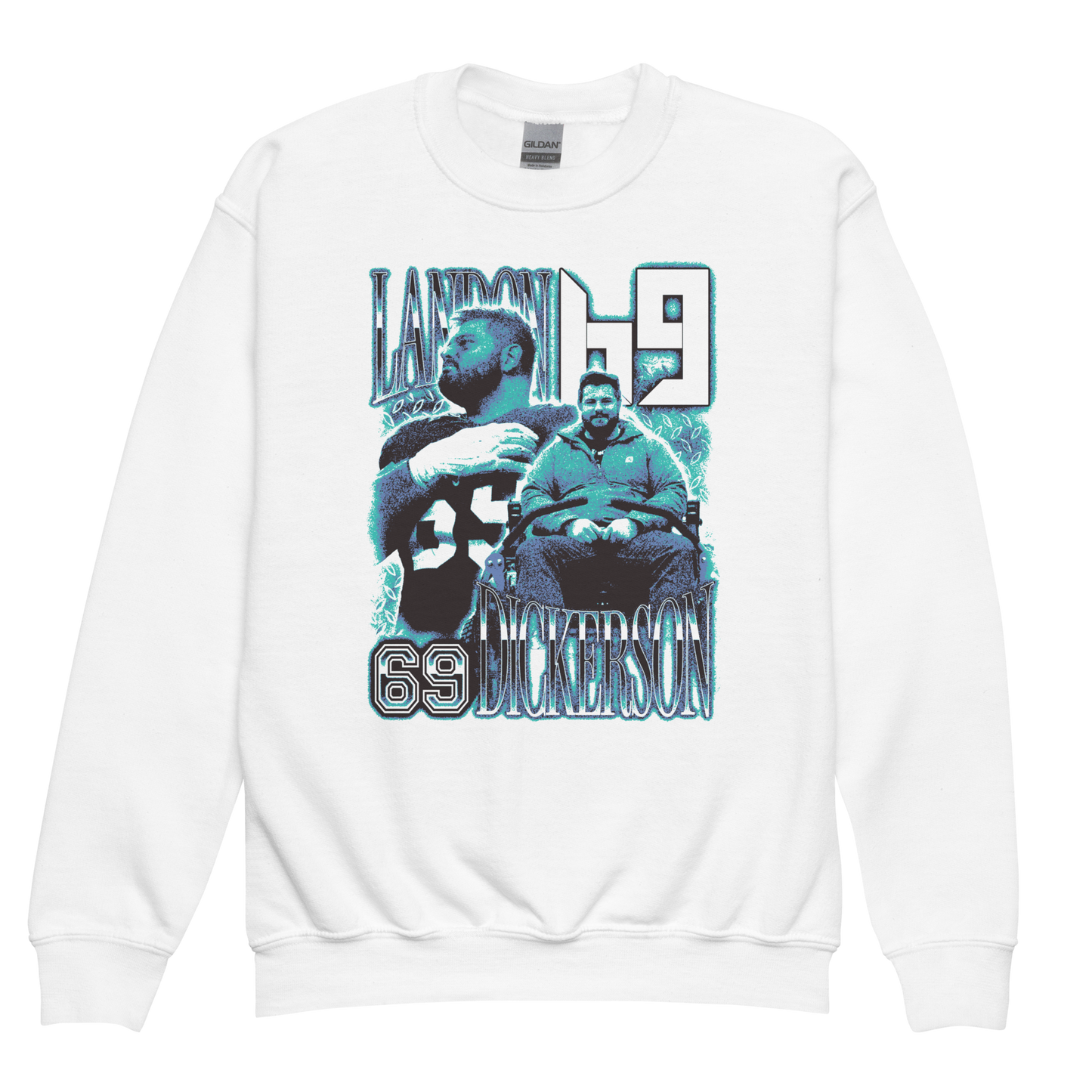 Landon Dickerson "Vintage" Youth Crewneck