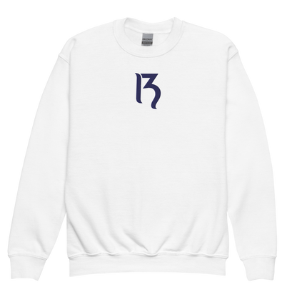 Riley Leonard "Logo" Embroidered Youth Sweatshirt