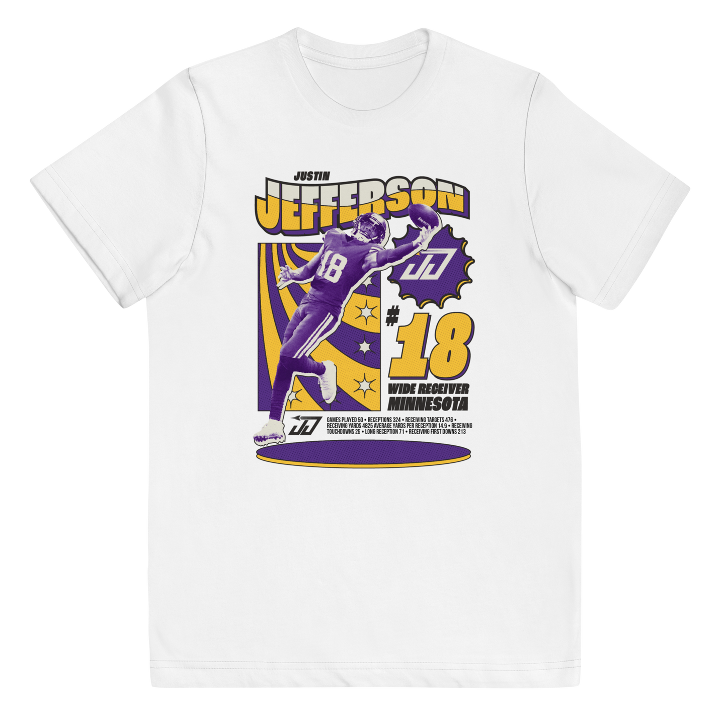 Justin Jefferson "Retro" Youth Jersey T-shirt