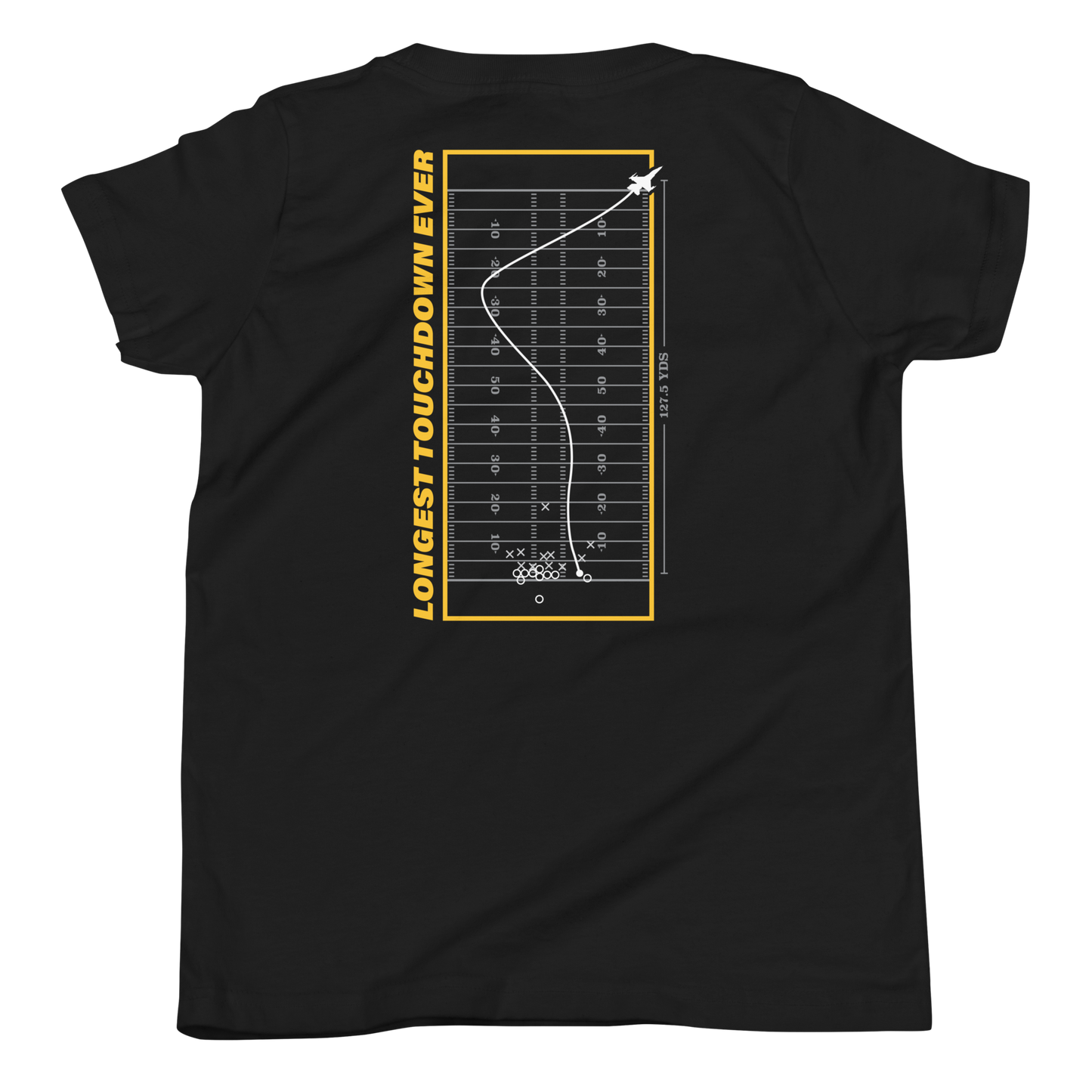 Justin Jefferson "Longest Touchdown" Youth T-Shirt Black