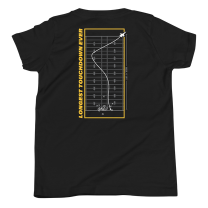 Justin Jefferson "Longest Touchdown" Youth T-Shirt Black