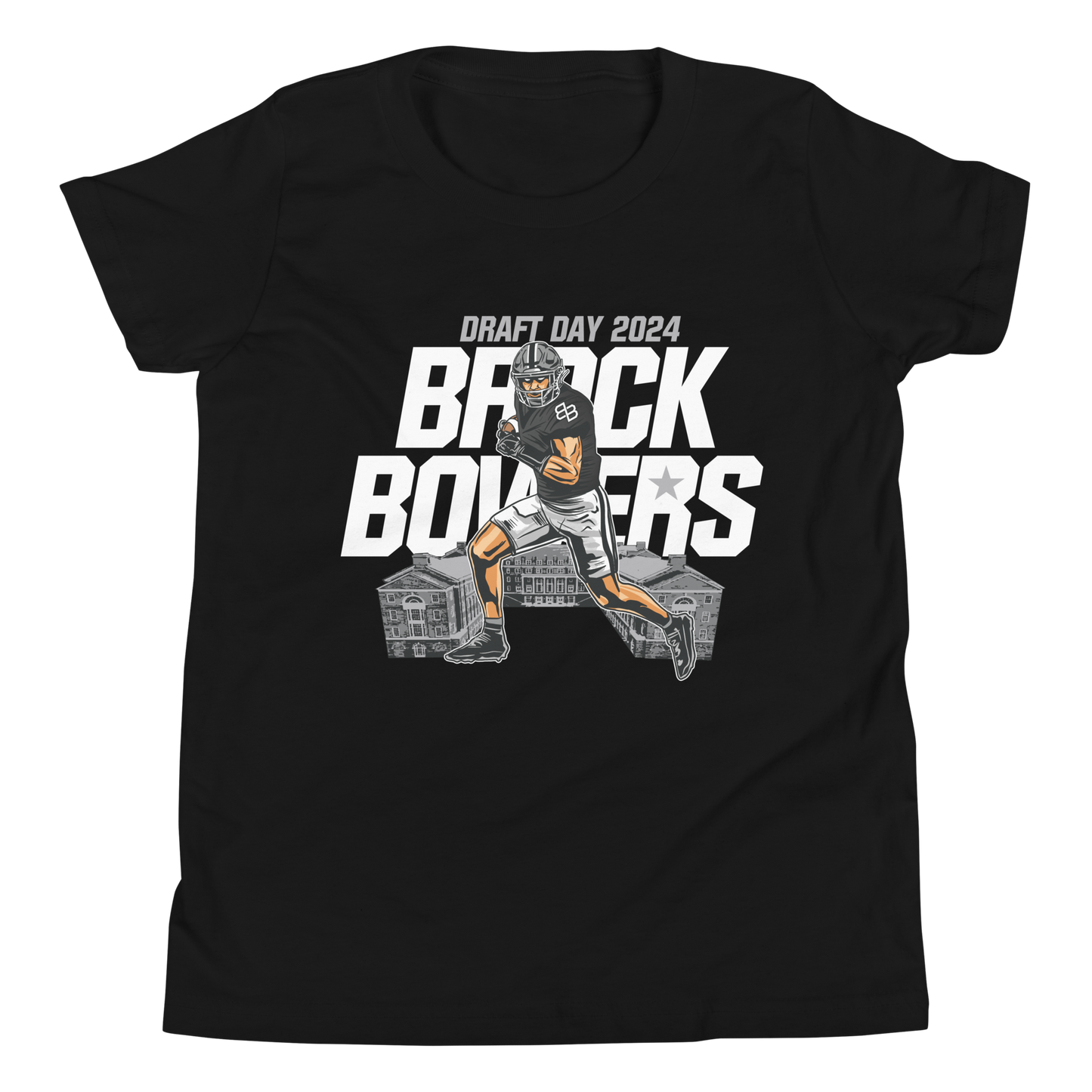 Brock Bowers "Draft Day" Youth T-Shirt