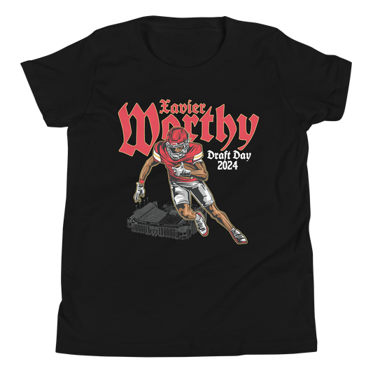 Xavier Worthy “Draft Day” Youth T-Shirt
