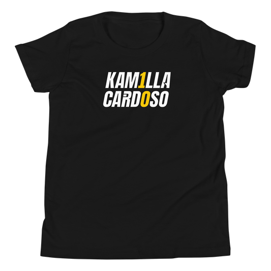 Kamilla Cardoso "Logo Lockup" Youth T-Shirt