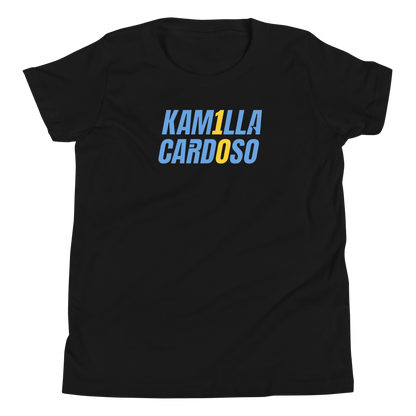 Kamilla Cardoso "Logo Lockup" Youth T-Shirt