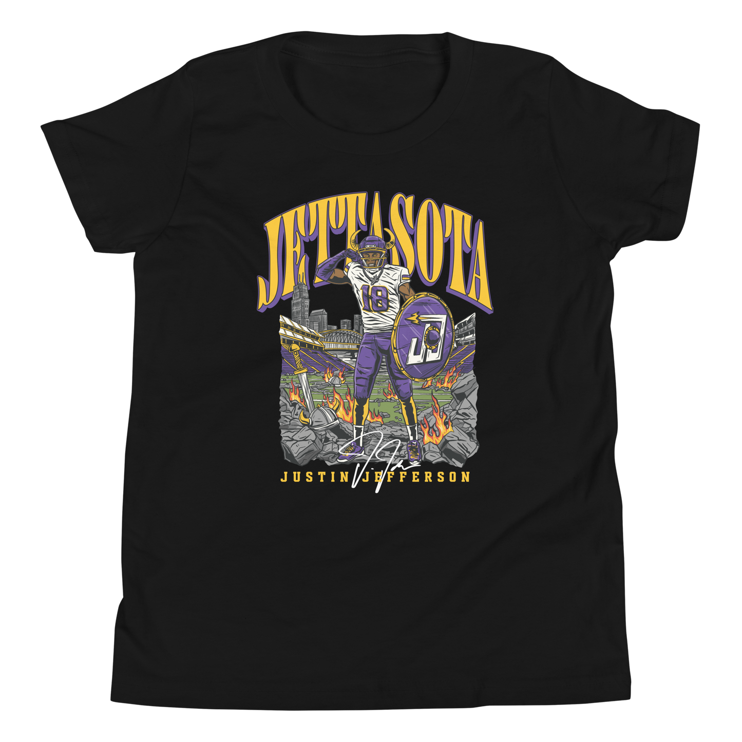 Justin Jefferson “Groundbreak” Youth T-Shirt