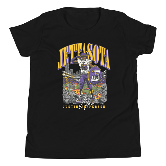 Justin Jefferson “Groundbreak” Youth T-Shirt