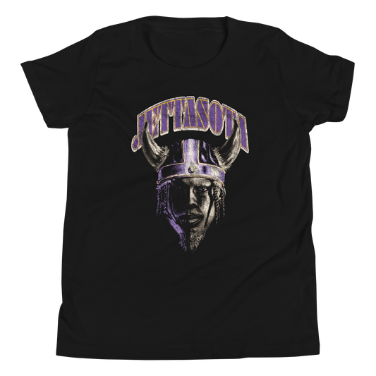 Justin Jefferson “Vintage Viking” Youth T-Shirt
